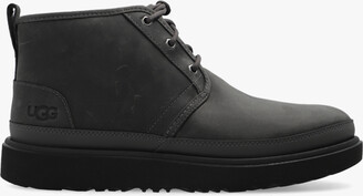 mens black leather ugg boots