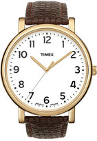Thumbnail for your product : Timex 'Easy Reader' Leather Strap Watch, 42mm