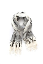 Thumbnail for your product : Trenery Jacquard Double Tassel Scarf