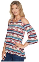 Thumbnail for your product : Wrangler Flutter Sleeve Cold Shoulder Women's Clothing