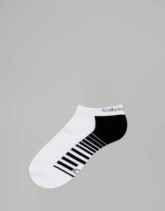 Calvin Klein Performance Trainer Sock In 3 Pack With Coolpass