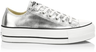 chuck taylor all star lift metallic