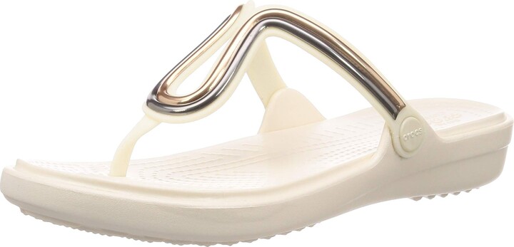 sanrah metal block crocs