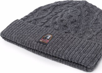 Parajumpers Logo-Patch Ribbed Beanie