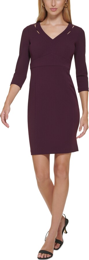 Calvin Klein Dresses Aubergine | ShopStyle