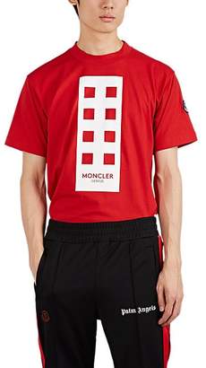 Palm Angels 8 MONCLER Men's "Im So High" Cotton T-Shirt - Red