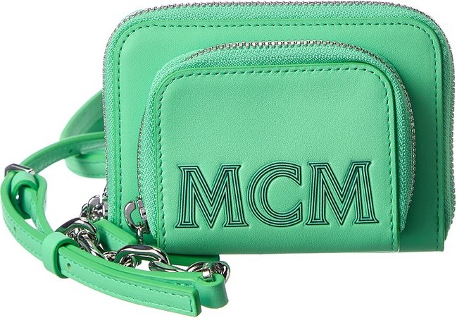 MCM Mini Leather Crossbody Wallet - ShopStyle