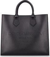 Thumbnail for your product : Dolce & Gabbana Smooth leather tote bag