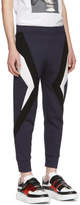 Thumbnail for your product : Neil Barrett Navy and Black Stripe Lounge Pants