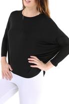 Thumbnail for your product : 24/7 Comfort Apparel Black Oversized Top