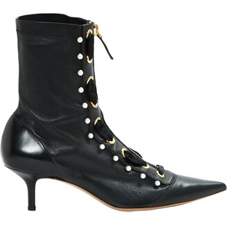 Altuzarra black Leather Ankle Boots