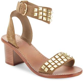 Ash Women's Pearl Studded Leather Sandals