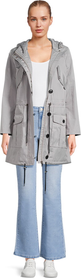 Urban Republic Women’s Poly-Techno Hooded Anorak Jacket