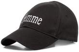 Thumbnail for your product : Balenciaga black femme embroidered baseball cap