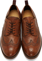 Thumbnail for your product : Hudson H by Brown Leather Deacon Shortwing Brogues