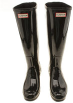 Thumbnail for your product : Hunter Womens Black Original Back Adjust Gloss Boots