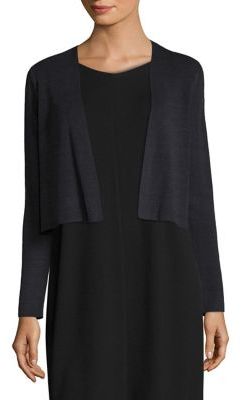 Eileen Fisher Linen Cropped Cardigan