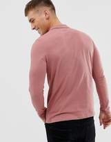 Thumbnail for your product : ASOS DESIGN long sleeve jersey polo 2 pack SAVE