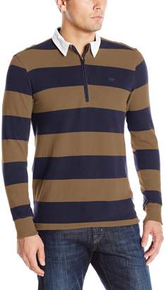 Dockers Classic Wide Stripe L/S Sueded Jersey Rugby