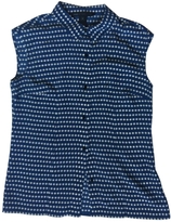 Thumbnail for your product : Marc by Marc Jacobs Blue Silk Top