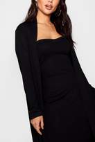 Thumbnail for your product : boohoo NEW Womens Bandeau Dress & Duster Co-Ord Set in Polyester