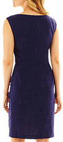 Thumbnail for your product : JCPenney Nine & Co 9 & Co. Ruffled-Overlay Dress petite
