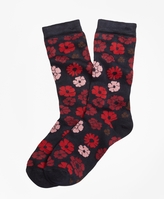 Thumbnail for your product : Brooks Brothers Floral Crew Socks