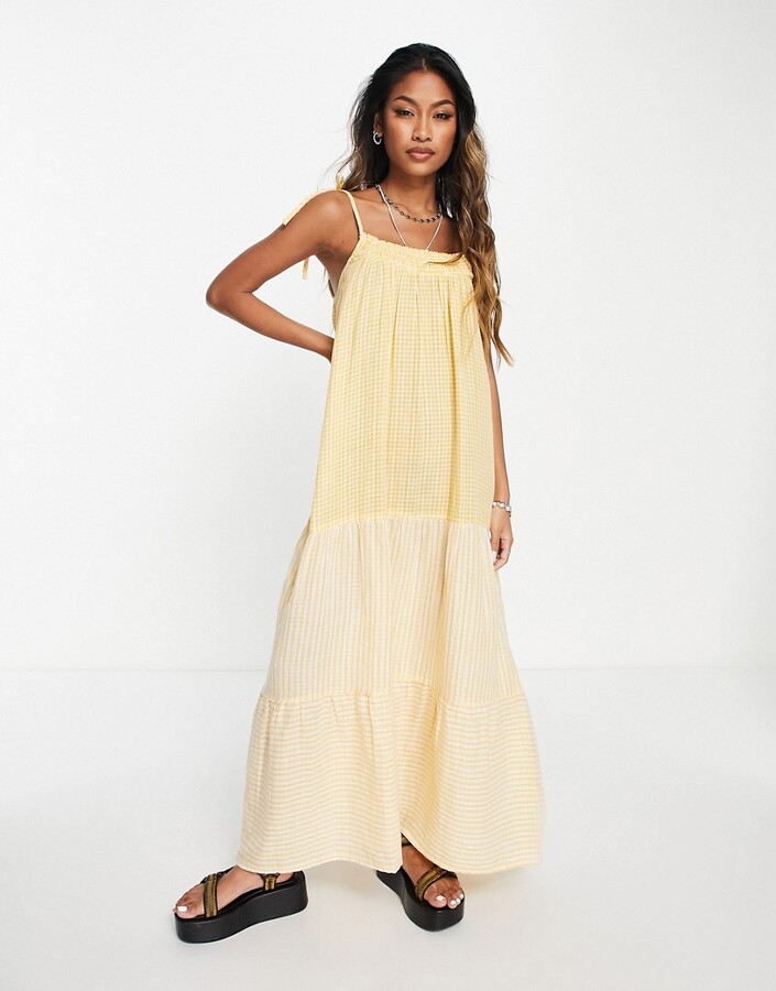 Topshop Yellow Women's Dresses | ShopStyle UK