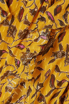 Thumbnail for your product : Ulla Johnson Fae Ruffled Floral-print Silk, Cotton And Lurex-blend Skirt