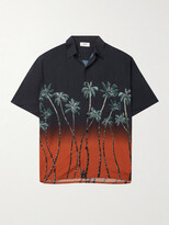 Thumbnail for your product : Celine Homme Sequin-Embellished Printed Dégradé Woven Shirt