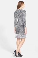 Thumbnail for your product : BCBGMAXAZRIA 'Adele' Print Matte Jersey Wrap Dress