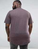 Thumbnail for your product : Le Breve Plus Logline Curved Hem Marl T-Shirt