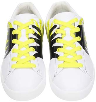 Ash White Leather Sneakers