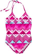 Thumbnail for your product : Old Navy Girls Geometric-Print Halter Swimsuits
