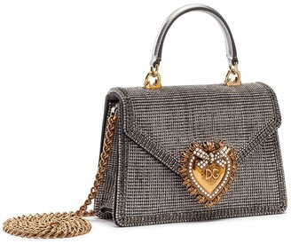 Dolce & Gabbana mini Devotion embellished tote bag