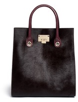 Thumbnail for your product : Nobrand 'Rita' pony hair snakeskin tote
