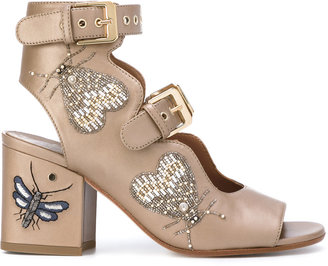 Laurence Dacade beaded insect sandals