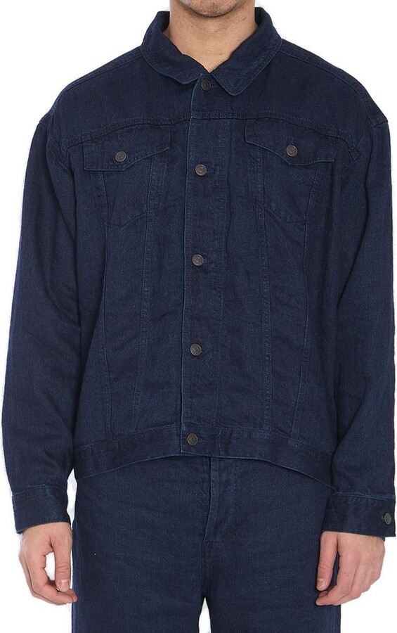 The Row Seb Buttoned Denim Jacket