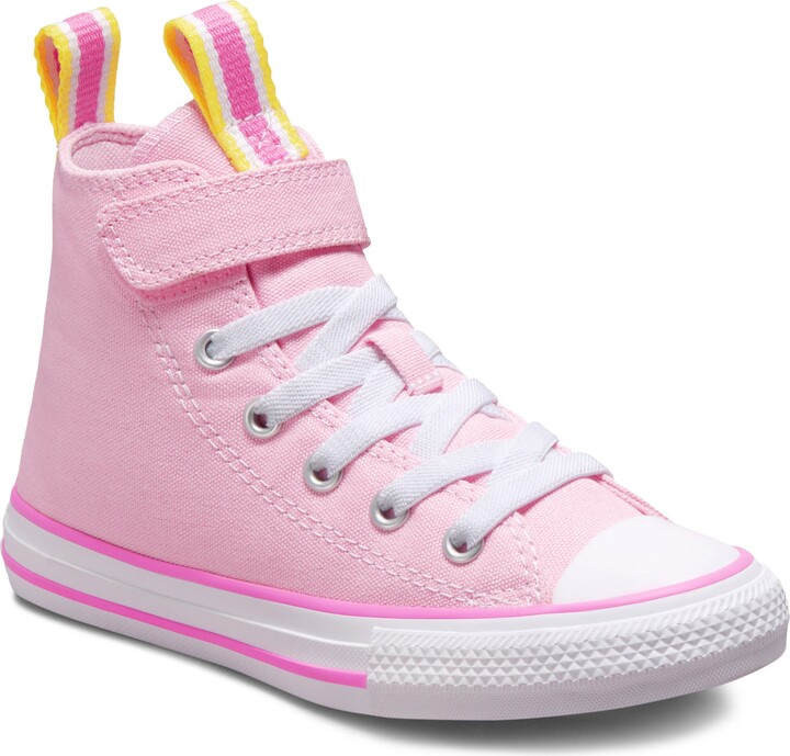 Converse Girls' Little Kids' Chuck Taylor All Star Lugged Lift Prism Glitter Platform Casual Shoes in Pink/Oops Pink Size 3.0