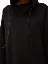 Thumbnail for your product : Totême Hooded Wool-blend Pullover Coat - Black