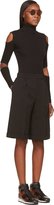 Thumbnail for your product : Filles a papa Black Wool Cut-Out Pauli Turtleneck