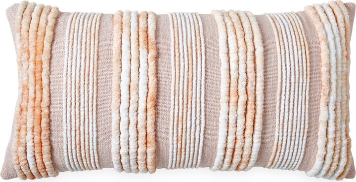 peri fringe throw pillow