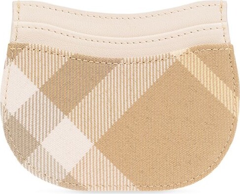 Burberry Rocking Horse Checked Curved-Edge Cardholder