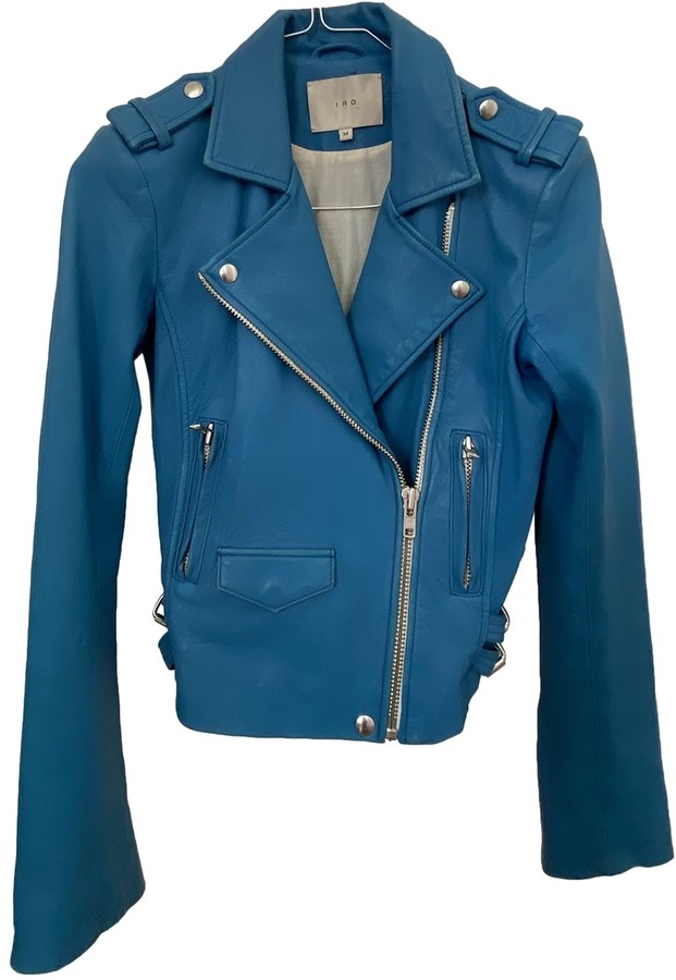 iro navy leather jacket