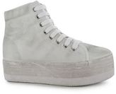Thumbnail for your product : Jeffrey Campbell Womens Shoes Play Canvas Washed Hi Tops Ladies