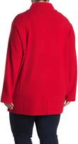 Thumbnail for your product : MelloDay Mock Neck Rib Knit Sweater (Plus Size)