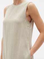 Thumbnail for your product : ASCENO Tallin Sleeveless Linen Midi Dress - Beige