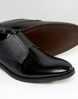 Thumbnail for your product : ASOS Fomal Shoes In Black Leather With Black Elastic