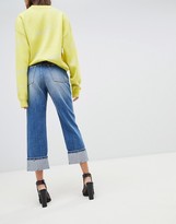 Thumbnail for your product : Miss Sixty highwaisted straight leg jean with turn up