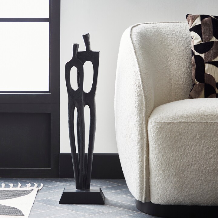 Dunelm Curves Figure Ornament 70cm Black ShopStyle